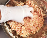 揚げない☆わが家のふわふわ肉だんご作り方4写真