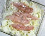 キャベツとささみのサラダ・青海苔風味作り方2写真