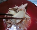 ゆず鍋の豚しゃぶ　雑煮大根入り作り方5写真