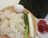 韓国お雑煮を作ります(トック・떡국)。作り方1写真