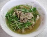 豚と水菜のポン酢スープ作り方6写真