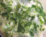 我が家のお餅入り七草粥作り方4写真