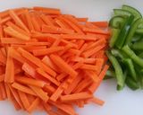 お弁当にも 人参の炒め物 中華風味作り方1写真