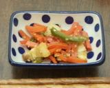 お弁当にも 人参の炒め物 中華風味作り方5写真