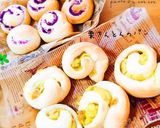 HBでさつまいも《紫芋》の渦巻きパン作り方11写真