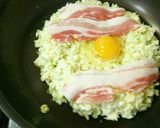 玉子乗っけ豚玉お好み焼き作り方4写真