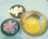 簡単！チーズinチャーハン作り方1写真