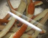 冷凍の松葉かにを茹でました。作り方2写真