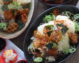 蓮根チップがサクサク♡揚げ餅おろしそば作り方7写真