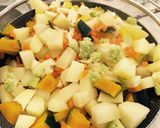 温野菜サラダ✨シーザーハニードレッシング作り方5写真