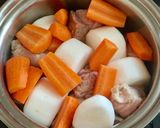 スペアリブと大根のトマト煮込作り方4写真