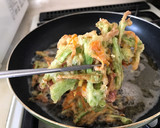 野菜の皮と芯で節約ご馳走♬サクサクべジ天作り方10写真