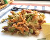 野菜の皮と芯で節約ご馳走♬サクサクべジ天作り方11写真