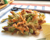 野菜の皮と芯で節約ご馳走♬サクサクべジ天作り方11写真
