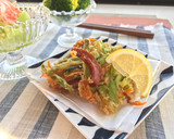 野菜の皮と芯で節約ご馳走♬サクサクべジ天作り方12写真