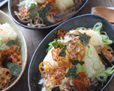 蓮根チップがサクサク♡揚げ餅おろしそば作り方10写真