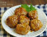 ☆簡単☆うずらの卵入り肉巻きボール作り方5写真