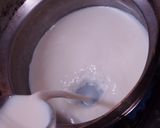 山菜と菜の花の豆乳スープ作り方4写真