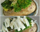 ブロッコリーとチーズのベイクドポテト作り方3写真