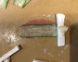 クリームチーズとキュウリの生ハム巻き作り方6写真
