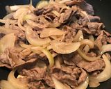 お手頃外国産切り落とし牛肉で牛丼の具作り方5写真