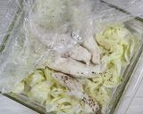 キャベツとささみのサラダ・青海苔風味作り方3写真