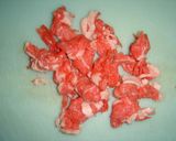 納豆と甘辛く炒めた牛肉を混ぜただけ～。作り方1写真