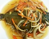 カレイの甘酢野菜あんかけ作り方4写真