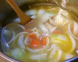 肉控えめ豚汁にしめじ＆えのき＆豆腐。作り方5写真