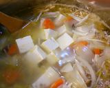 肉控えめ豚汁にしめじ＆えのき＆豆腐。作り方7写真