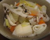鶏肉と野菜のお雑煮　減塩だからおいしい作り方12写真
