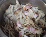 茸たっぷりクリームスープスパ作り方3写真