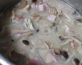 茸たっぷりクリームスープスパ作り方4写真