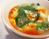 豆腐と卵、ニラの酸辣湯☆作り方8写真