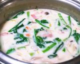 茸たっぷりクリームスープスパ作り方7写真