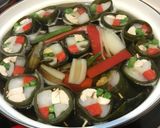 鶏ささみと根菜のまきまき昆布鍋作り方10写真