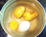 ほうれん草ポテトサラダ作り方1写真