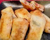 七草粥の春巻き ベーコンチーズリゾット作り方3写真