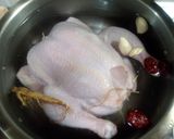 参鶏湯★丸鶏で本格薬膳作り方6写真