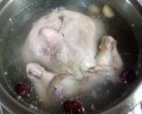 参鶏湯★丸鶏で本格薬膳作り方8写真