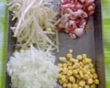 旦那喜ぶ♪がっつり系！豚肉入りチャーハン作り方1写真