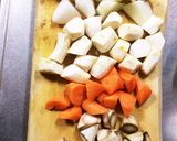 15分頑張るだけ☆炊飯器で簡単煮物作り方2写真
