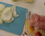 子供大好き☆カルボクリームパスタ作り方2写真