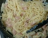 子供大好き☆カルボクリームパスタ作り方10写真