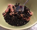 簡単☻﻿ツナ胡麻作り方1写真