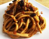 余った煮豆リメイク！キーマカレーうどん作り方6写真