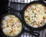 鏡開きに♪スキレットでお餅グラタン作り方4写真