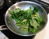 漢飯!ほうれん草明太子クリームパスタ作り方2写真