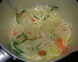 簡単クラムチャウダー 焼きパスタ作り方3写真