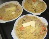 簡単クラムチャウダー 焼きパスタ作り方7写真